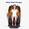 Oficina en casa Precio barato Cuerpo completo PU Cuero Eléctrico Pequeño Terapia de calor Irest Recliner 3D SL Track Zero Gravity Silla de masaje
