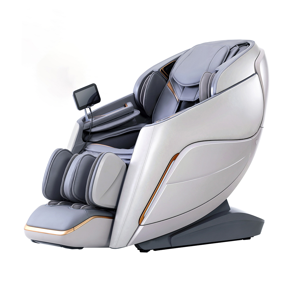 Sillón de masaje Shiatsu de cuerpo completo con calefacción de gravedad 0 de lujo