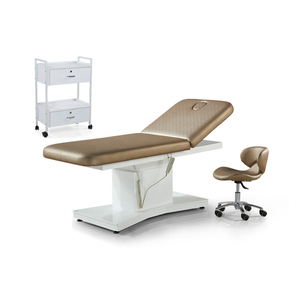 Kangmei Lujo Moderno Salón Spa 2 Motores Eléctricos Tratamiento de Belleza Pestañas Faciales Cama Cosmética Pestañas Mesa de Masaje