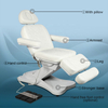 Salón reclinable Belleza Ajustable Mejor tratamiento Masaje eléctrico Cama facial Sofá cosmético Silla