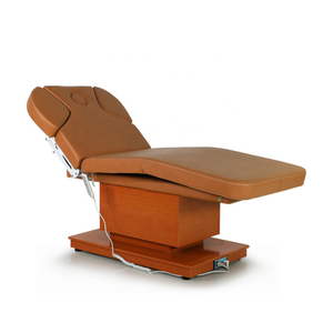 Muebles de salón de belleza Spa de lujo Cosmética Facial 3 Motor eléctrico Mesa de tratamiento de fisioterapia de cuerpo completo Cama de masaje