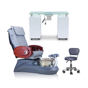 Muebles de salón de belleza de lujo moderno, silla de pedicura de masaje de spa de manicura de hidromasaje sin tuberías eléctrica a la venta