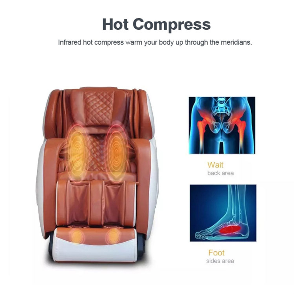 Sillón de masaje de tacto humano de cuerpo completo con gravedad cero de lujo