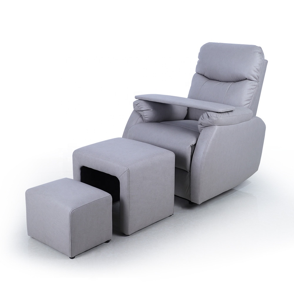 Precio barato moderno Salón de belleza Juego de muebles de salón Sofá reclinable para pestañas Pie Spa Silla de manicura y pedicura