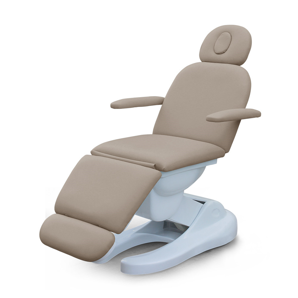 Mesa de masaje estacionaria ajustable eléctrica Cama facial de belleza