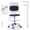 Taburete profesional para técnico de pedicura de salón con reposapiés - Kangmei