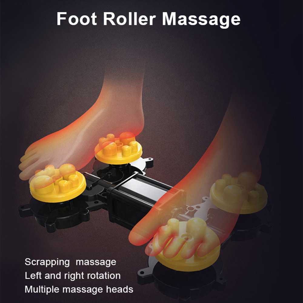 Oficina en casa Precio barato Cuerpo completo PU Cuero Eléctrico Pequeño Terapia de calor Irest Recliner 3D SL Track Zero Gravity Silla de masaje